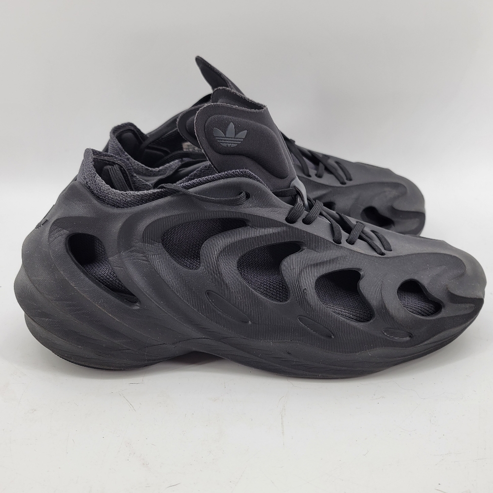adidas Adifom Q Shoes Black Charcoal Gray Size 8.5
